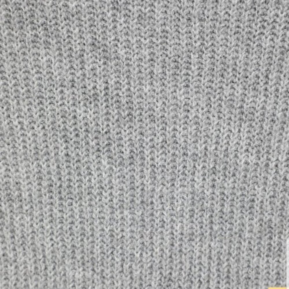 NWT Lulus Snuggled Up Light Grey Knit Turtleneck Midi Sweater Dress, XS - Picture 4 of 16
